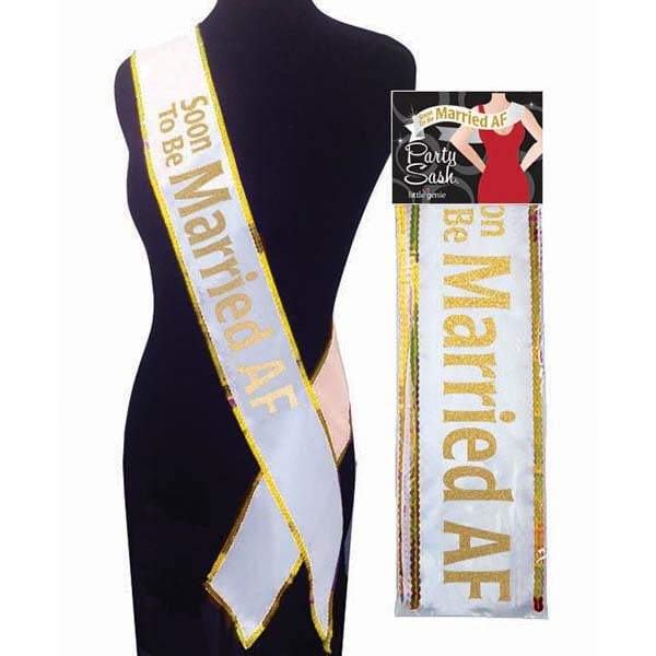 Soon To Be Married AF Sash - White Bride To Be Sash A$21.13 Fast shipping