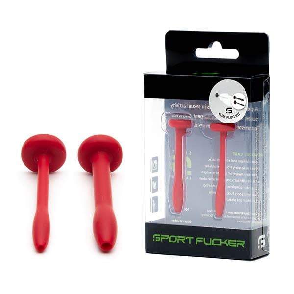 Sport Fucker Cum Plug Kit - Red Silicone Urethral Sound A$33.83 Fast shipping
