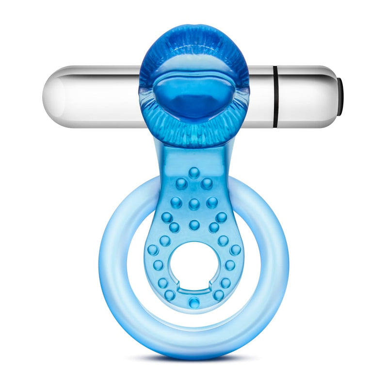 Stay Hard 10 Function Vibrating Tongue Ring Blue A$31.48 Fast shipping