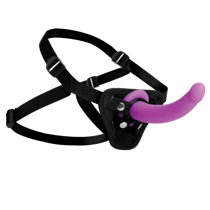Strap-U Navigator - Purple 16.5 cm Silicone G-Spot Strap-On A$84.25 Fast