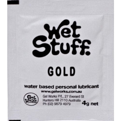 Wet Stuff Gold Clear Waterbased Lubricant - Pop Top Bottle A$175.95 Fast