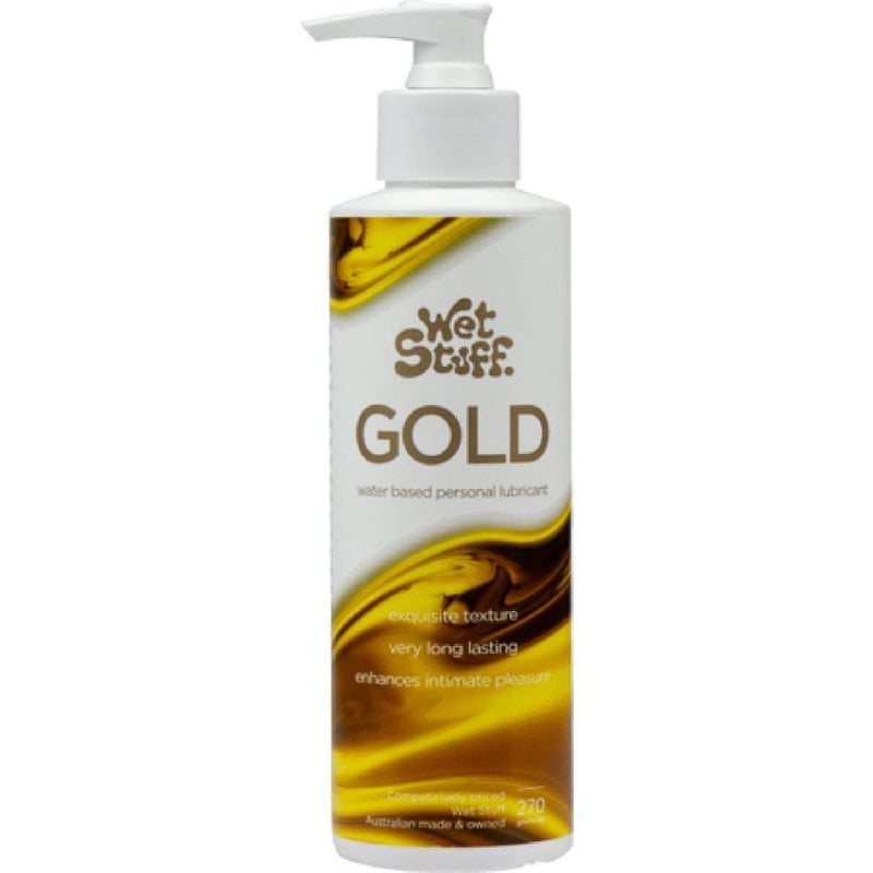 Wet Stuff Gold Clear Waterbased Lubricant - Pop Top Bottle A$27.95 Fast shipping