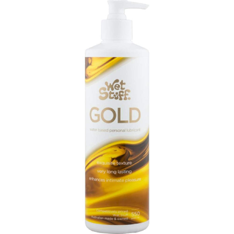 Wet Stuff Gold Clear Waterbased Lubricant - Pop Top Bottle A$18.05 Fast shipping