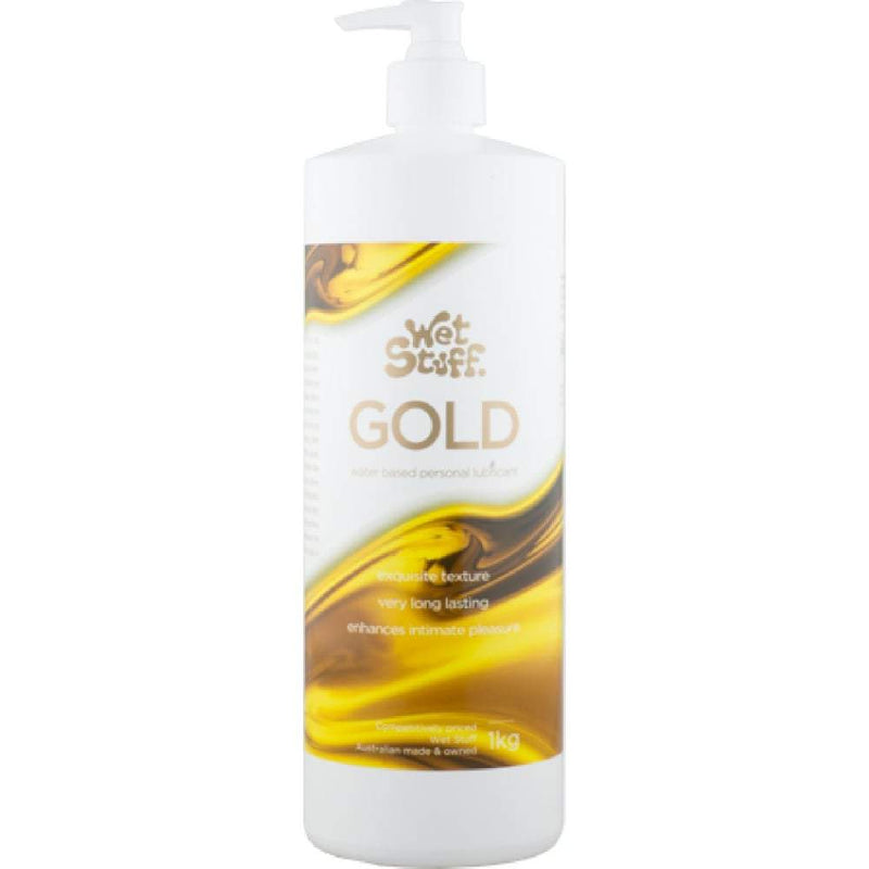 Wet Stuff Gold Clear Waterbased Lubricant - Pop Top Bottle A$53.95 Fast shipping