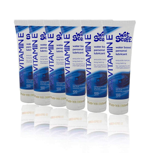 Wet Stuff Vitamin E Long Lasting Water Basted Lube (6 X 100g Tubes) A$75.95 Fast