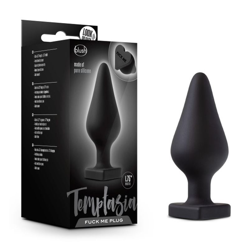 Temptasia Fuck Me Butt Plug Black A$29.04 Fast shipping