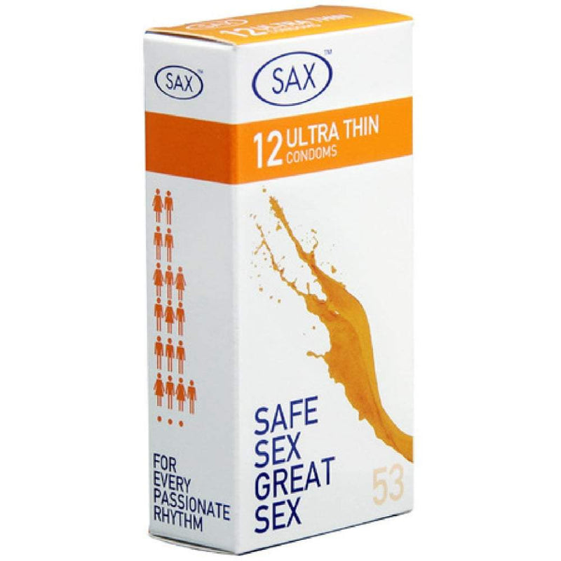 Sax Ultra Thin Condoms Pack of 12 Condoms A$11.95 Fast shipping