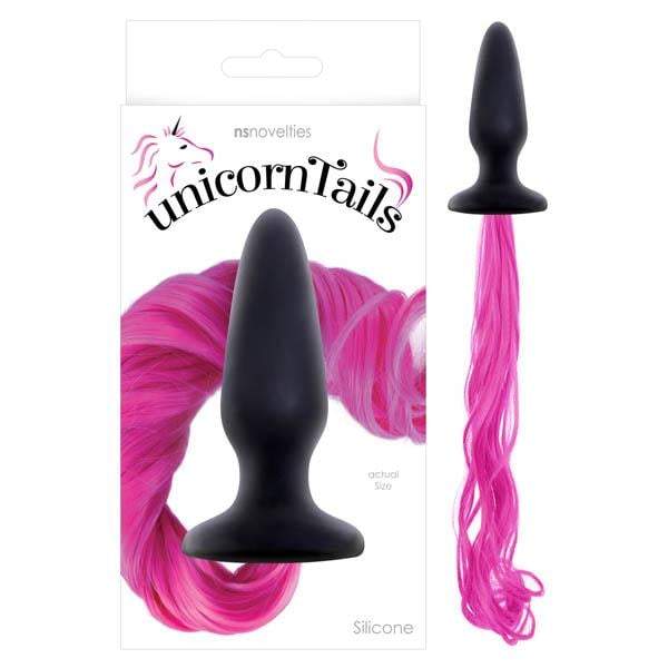 Unicorn Tails - Black 9.9 cm (3.9’’) Butt Plug with Pink Pony Tail A$43.94 Fast
