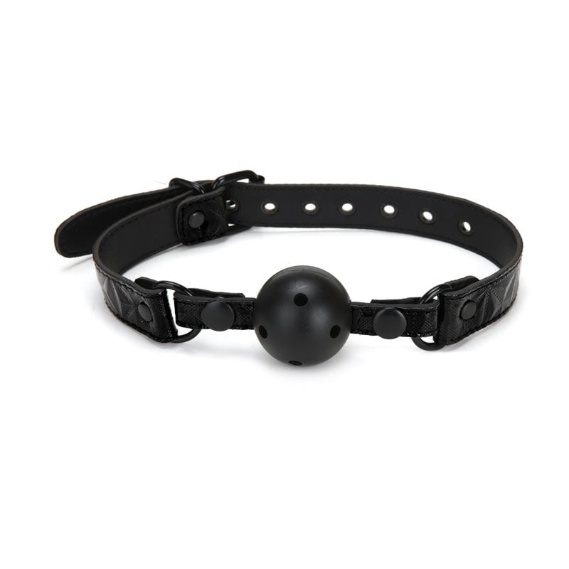 WhipSmart Diamond Ball Gag - Black Mouth Restraint A$36.90 Fast shipping