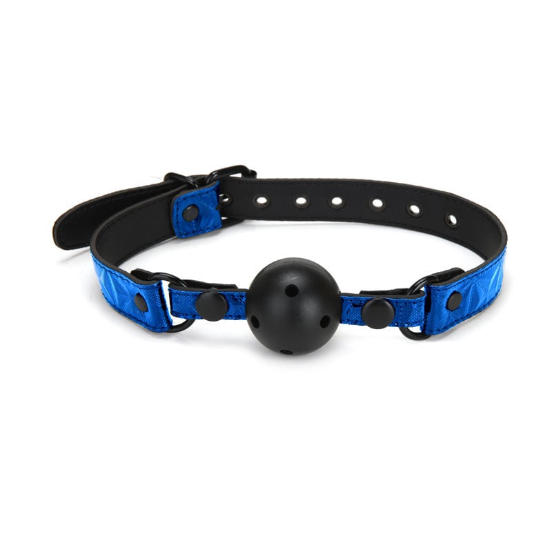 WhipSmart Diamond Ball Gag - Blue Mouth Restraint A$39.46 Fast shipping