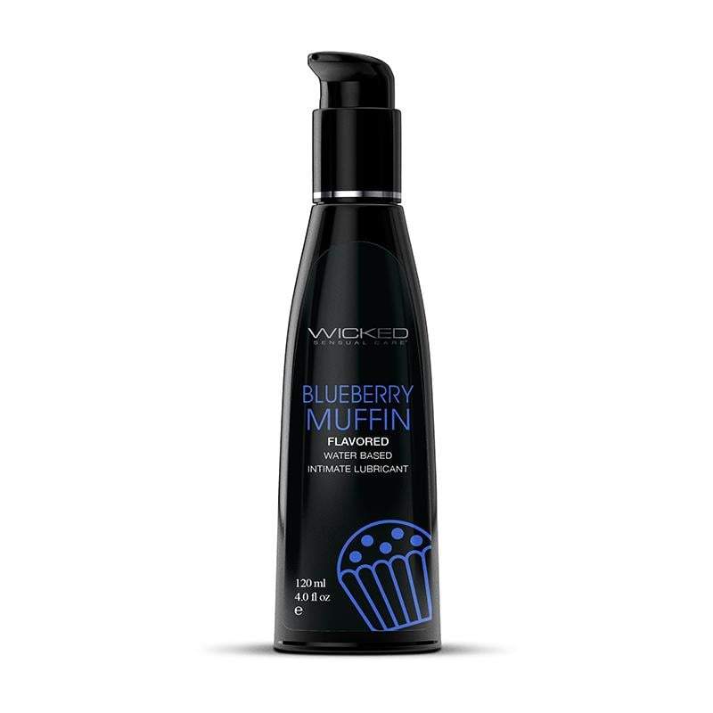 Wicked Aqua Blueberry Muffin - Blueberry Muffin Flavoured Water Based Lubricant