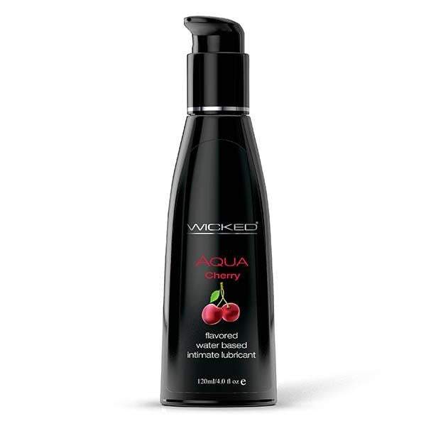 Wicked Aqua Cherry - Cherry Flavoured Water Based Lubricant - 30 ml (1 oz)