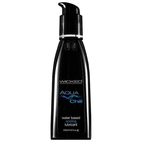Wicked Aqua Chill - Cooling Water Based Lubricant - 120 ml (4 oz) Bottle A$24.09