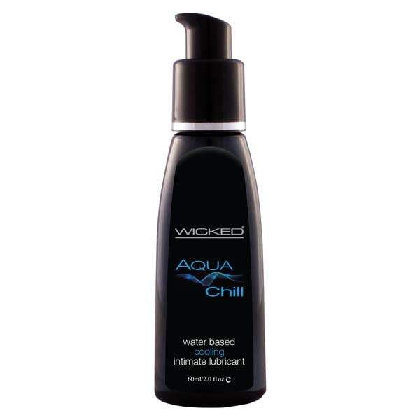 Wicked Aqua Chill - Cooling Water Based Lubricant - 60 ml (2 oz) Bottle A$19.98