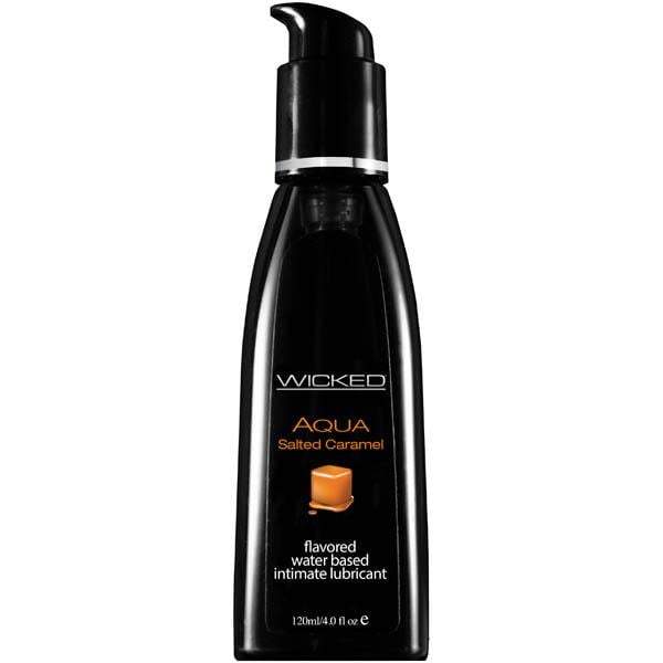 Wicked Aqua Salted Caramel - Salted Caramel Flavoured Water Based Lubricant -
