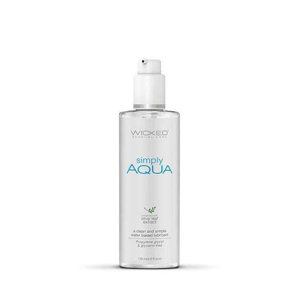 Wicked Simply Aqua - Water Based Lubricant - 120 ml (4 oz) Bottle A$22.53 Fast