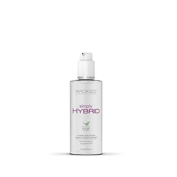Wicked Simply Hybrid - Water & Silicone Blended Lubricant - 70 ml (2.3 oz)