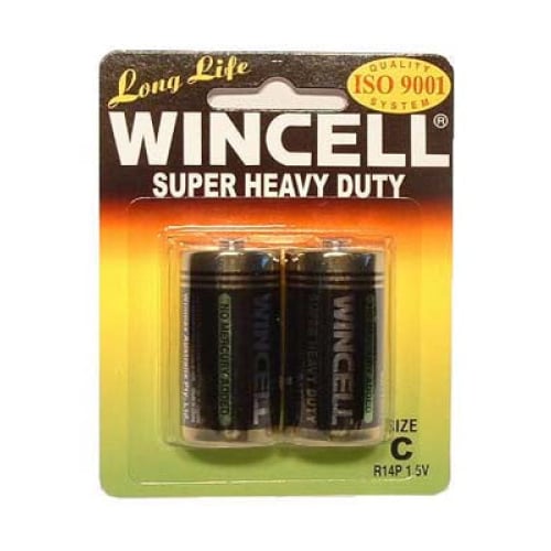 Wincell C Super Heavy Duty Batteries - Super Heavy Duty - C 2 Pack A$1.40 Fast