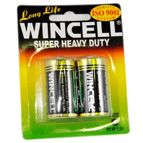 Wincell Super Heavy Duty C Size Carded 2Pk Battery A$4.97 Fast shipping