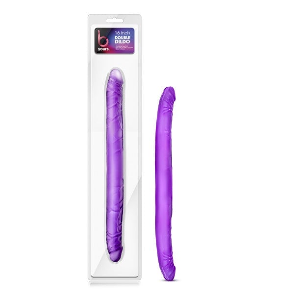 B Yours - 16’’ Double Dildo - Purple 40 cm (16’’) Double Dong A$38.47 Fast