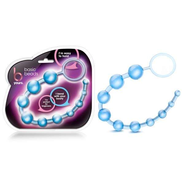 B Yours - Basic Beads - Blue 32 cm (12.75’’) Anal Beads A$12.10 Fast shipping