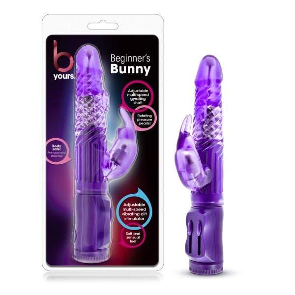 B Yours - Beginner’s Bunny - Purple 22.2 cm (8.75’’) Rabbit Vibrator A$40.74