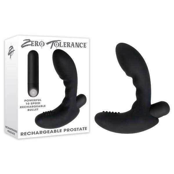 Zero Tolerance Rechargeable Prostate - Black Prostate Massager with USB