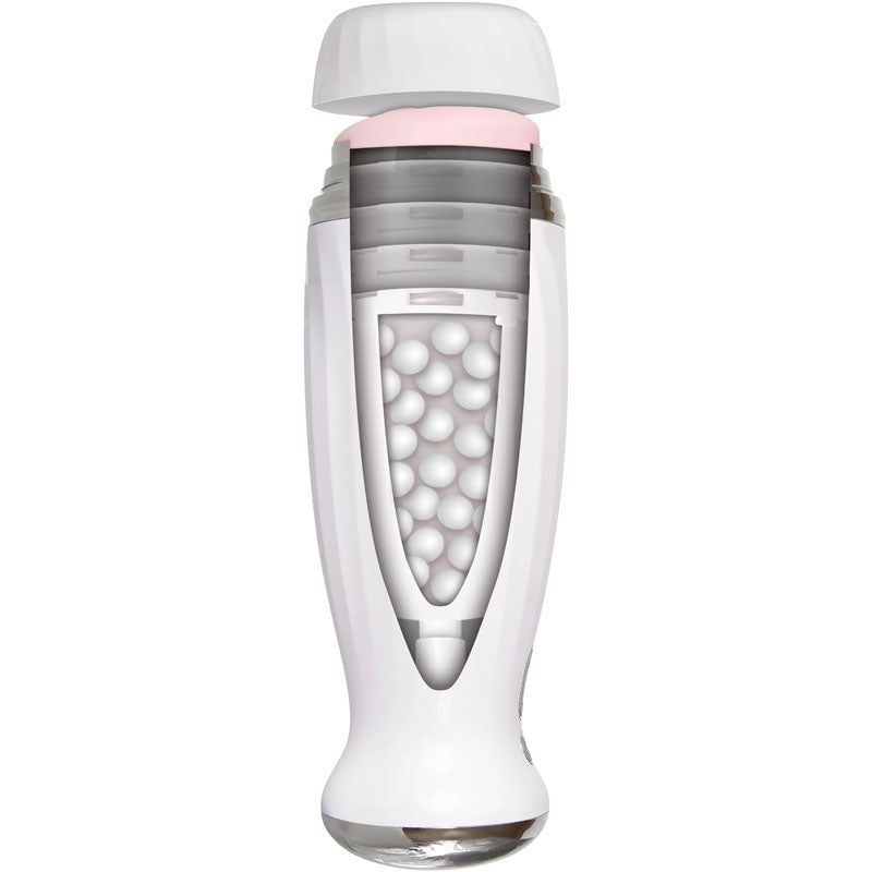 Zero Tolerance The Thrusting Stroker - White USB Rechargeable Thrusting