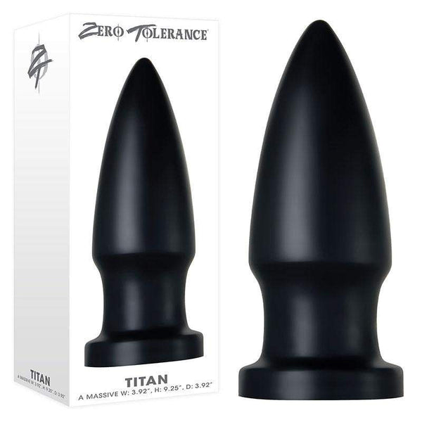 Zero Tolerance The Titan - Black Giant Butt Plug A$78.63 Fast shipping
