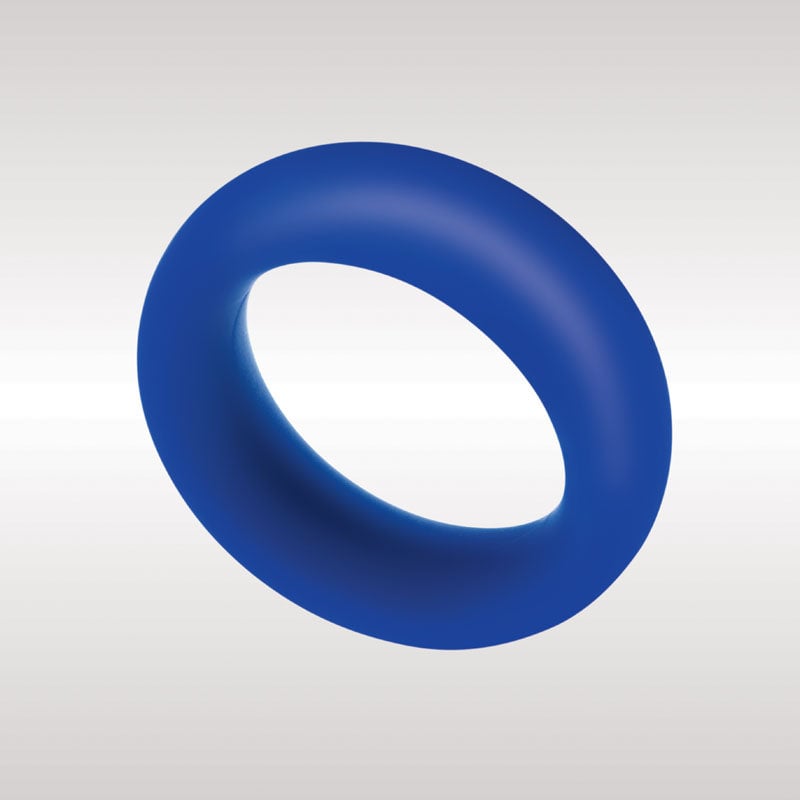 Zolo Extra Thick Silicone Cock Ring - Blue 40 mm Cock Ring A$23.48 Fast shipping