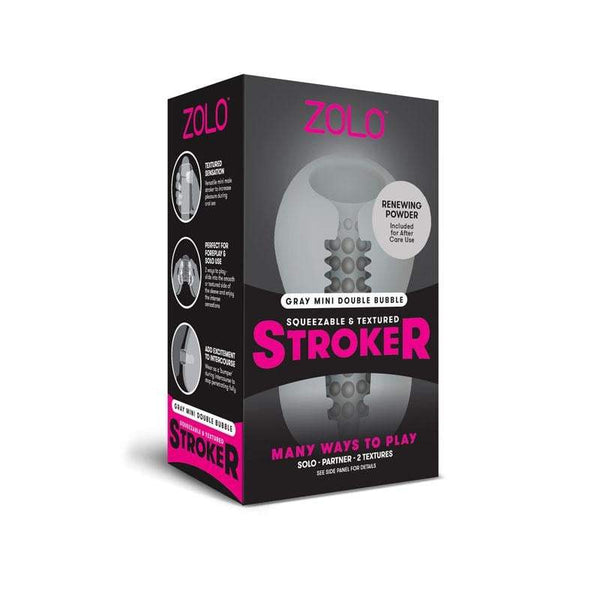 Zolo Grey Mini Double Bubble Stroker - Grey Stroker Sleeve A$26.82 Fast shipping
