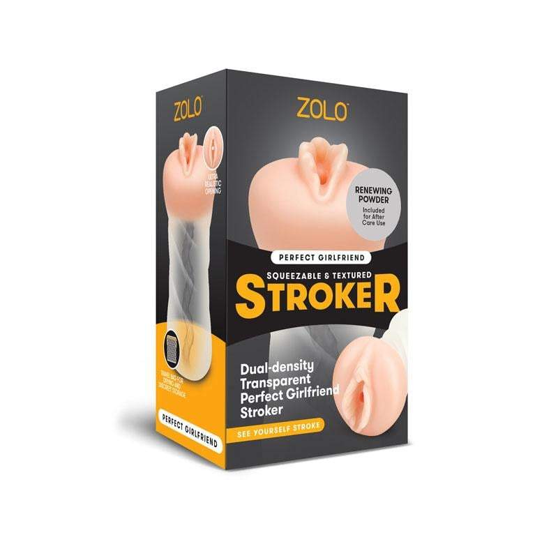 Zolo Perfect Grilfriend Stroker - Clear/Flesh Vagina Stroker A$45.64 Fast