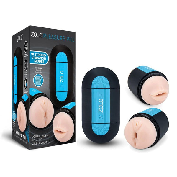 Zolo Pleasure Pill - Double Ended USB Rechargeable Stroker A$178.25 Fast
