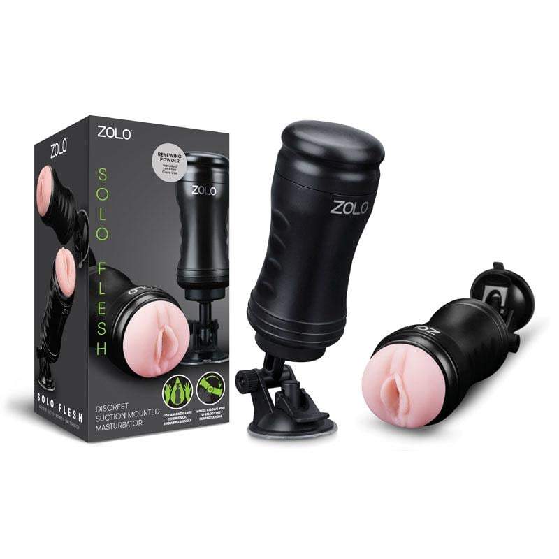 Zolo Solo Flesh - Flesh Vagina Stroker with Suction Base A$98.21 Fast shipping